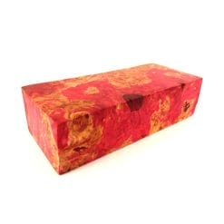 stab wood block red 100060