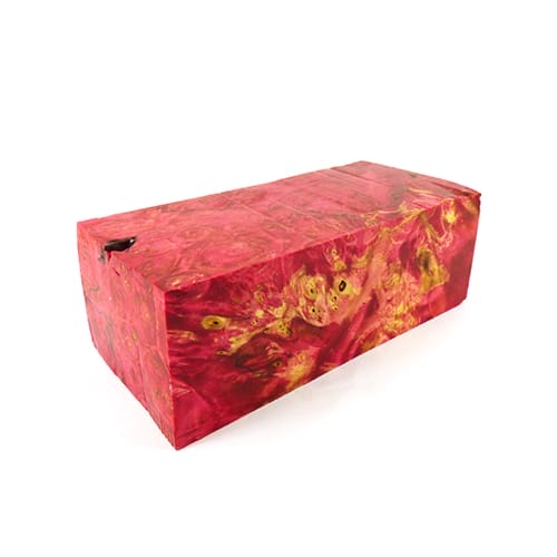 stab wood block red 100090