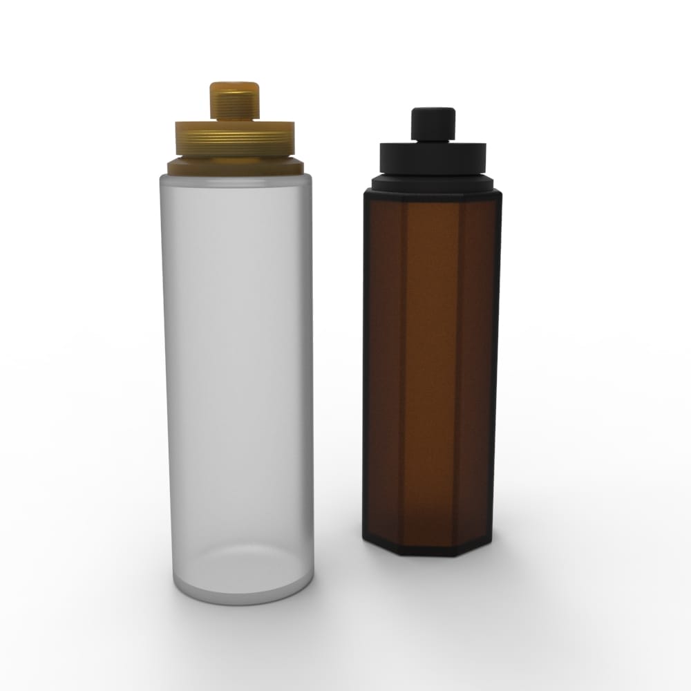 Silicone squonk refill bottles