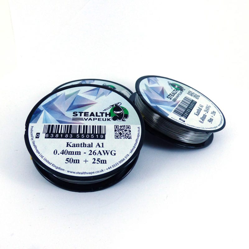 New Stealthvape 316l, kanthal, ni80, nichrome80, nife wire reel spool branding