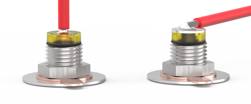 vflat vs normal.solder joint