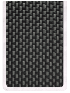 Silver textured carbon orion ii panel